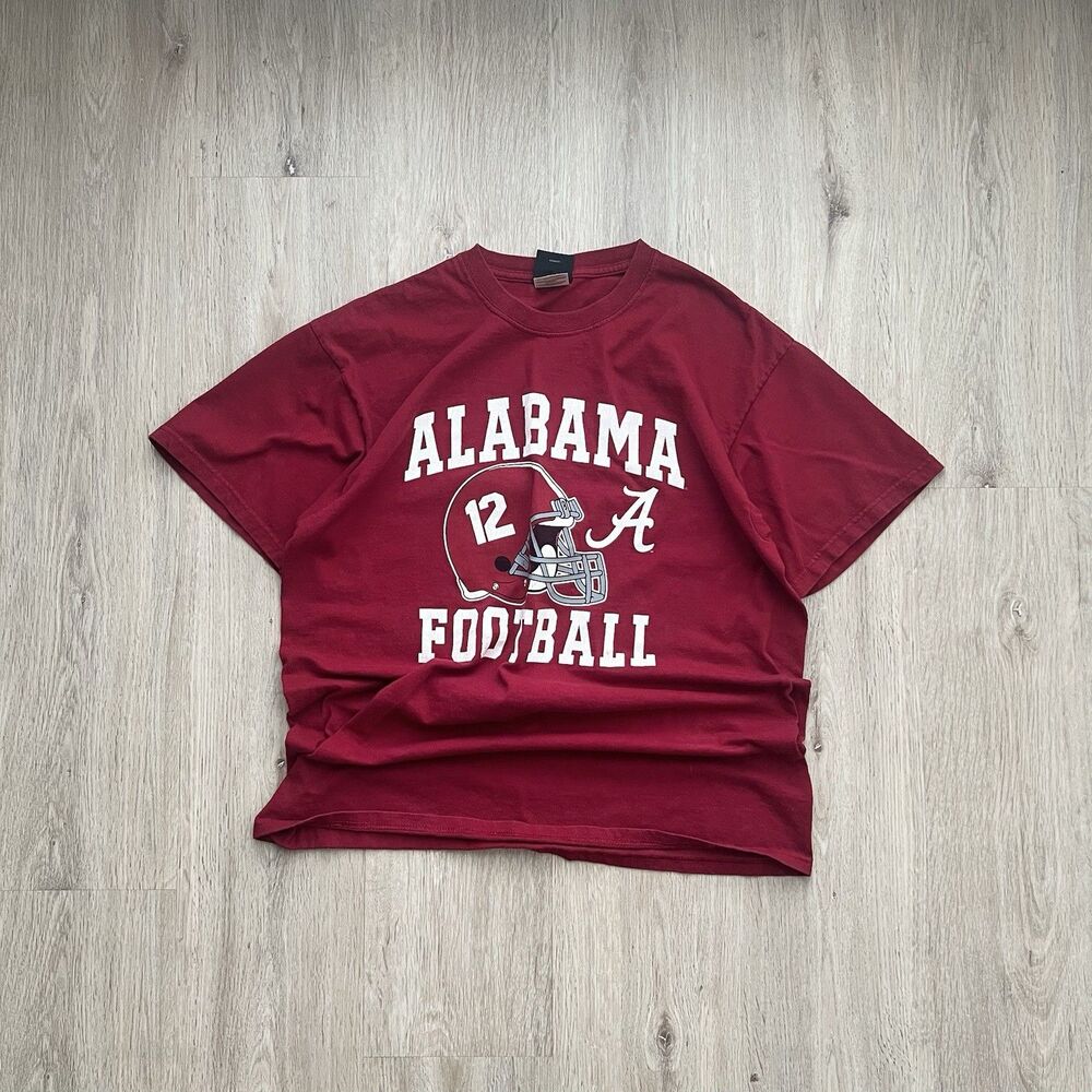 Vintage Y2K OVB Alabama Crimson Tide Football T Shirt Made In USA Men’s L